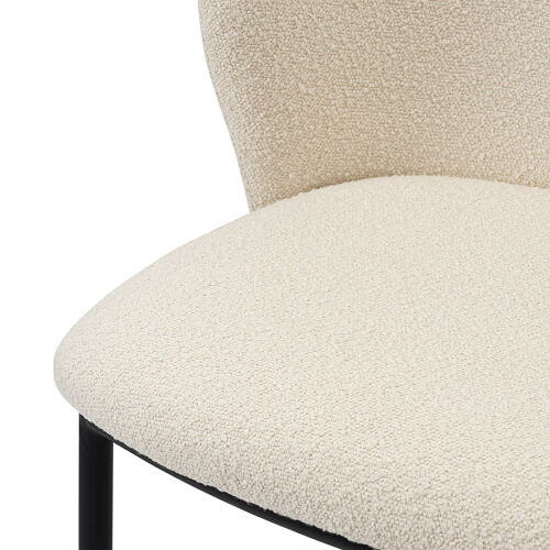 Стул барный foggy, букле, молочный 7