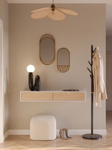 Светильник подвесной kamille, D79 см, бежевый 2