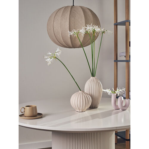 Светильник подвесной texture rib, D48 см, бежевый 4