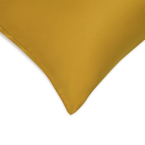 Комплект постельного белья из премиального сатина горчичного цве 5