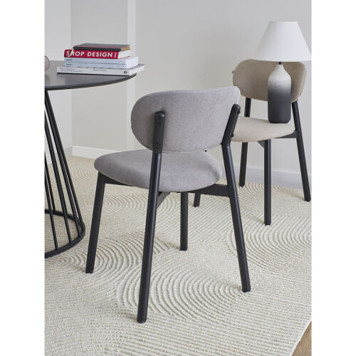 Стул round, рогожка, дымчато-серый 5