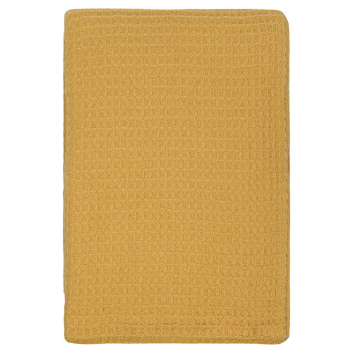 Плед из шерсти цвета охры из коллекции essential, 130х180 см 1