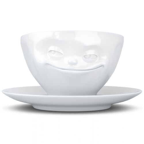 Чайная пара grinning, 200 мл, белая 15