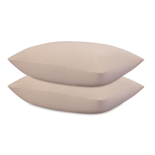 Комплект постельного белья из премиального сатина бежевого цвета 3