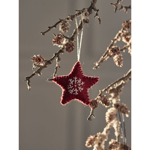 Набор елочных украшений из фетра christmas stars из коллекции ne 9