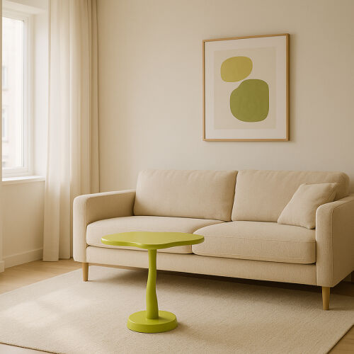 Столик приставной fluid, 56х49 см, лайм 3