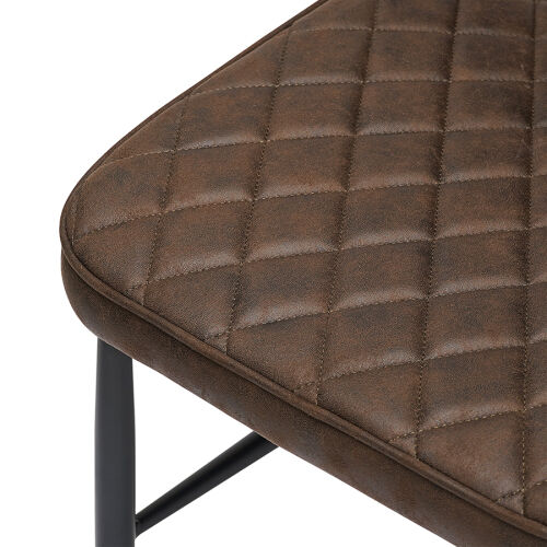 Стул maril, экокожа, темно-коричневый 5