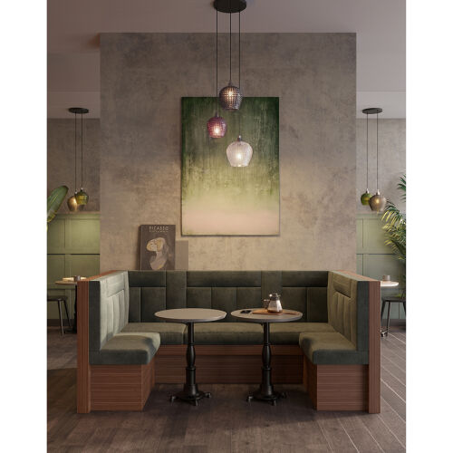 Светильник подвесной каскадный aurora, D50 см, сливовый/серый/пр 4