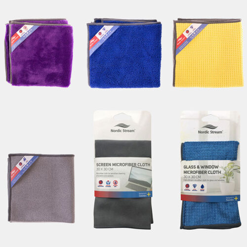 Тряпка из микрофибры двусторонняя 30х30 см 1