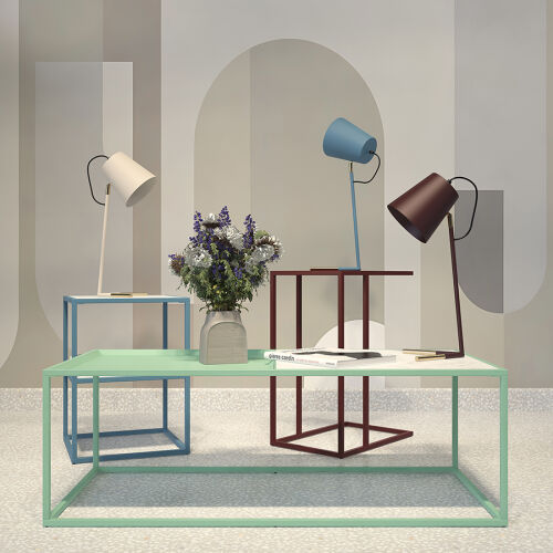 Лампа настольная byokko, D20х47 см, бежевая 2