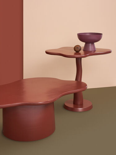 Столик приставной fluid, 56х49 см, сепия 5