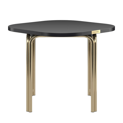 Столик кофейный ror, 50х50 см, латунь/черный 2