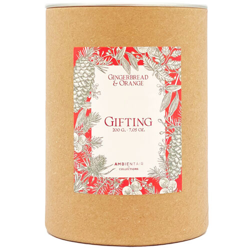 Свеча ароматическая gifting, gingerbread&orange, 40 ч 4