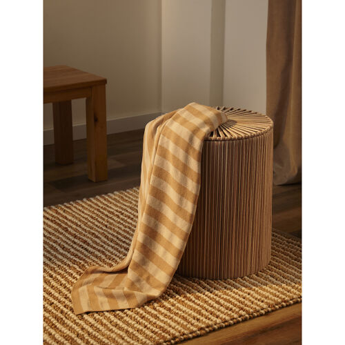 Корзина плетеная dholak beige из коллекции ethnic, размер l 14