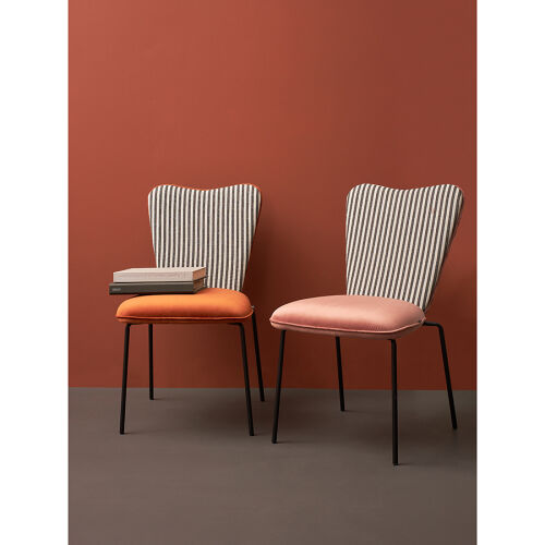 Стул pompadour, велюр, терракотовый 3