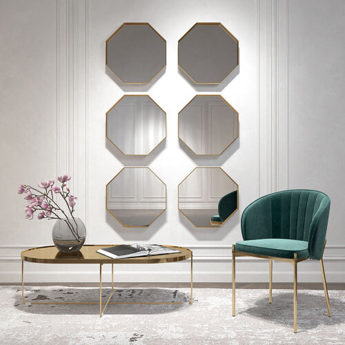 Стул coral, велюр, зеленый 2