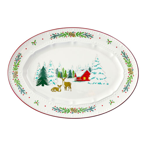 Блюдо сервировочное nordic winter из коллекции new year essentia 1