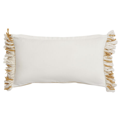 Чехол на подушку горчичного цвета clouds из коллекции ethnic, 35 4