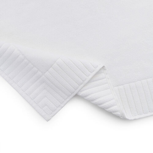 Коврик для ванной с фактурным бортиком белого цвета из коллекции 5