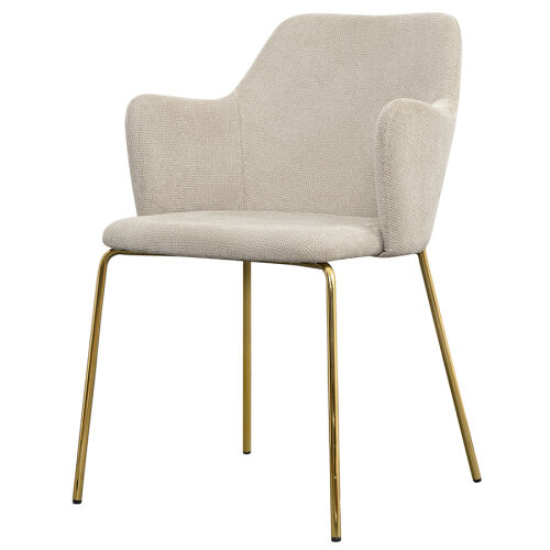 Стул dwight, фактурный шенилл, светло-бежевый 1