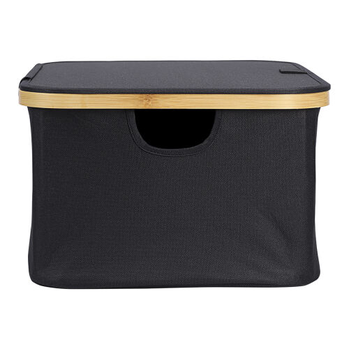 Корзина для белья neat low, 40x33x20 см, черная 2 Корзина для белья neat low, 40x33x20 см, черная 2