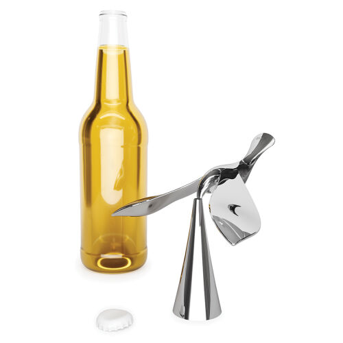 Открывалка для бутылок tipsy, хром 3