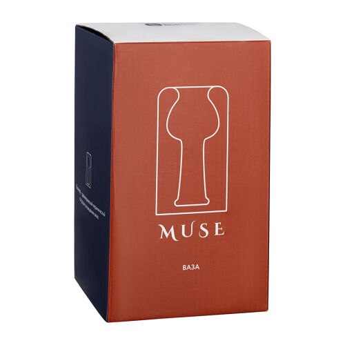 Ваза muse, 20 см, бирюзовая 7 Ваза muse, 20 см, бирюзовая 7