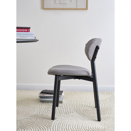 Стул round, рогожка, дымчато-серый 7