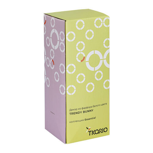 Декор из фарфора белого цвета trendy bunny из коллекции easter e 7 Декор из фарфора белого цвета trendy bunny из коллекции easter e 7