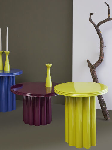 Столик кофейный vivlend, D57 см, ночная слива 5