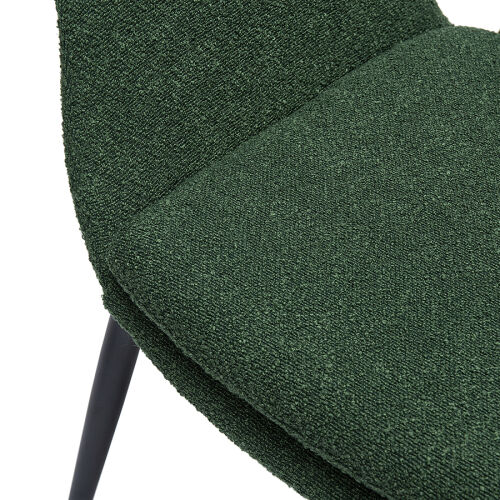 Лаунж-кресло hilde, букле, темно-зеленое 6