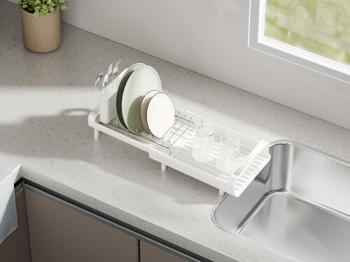 Сушилка для посуды atle раздвижная малая, белая 2