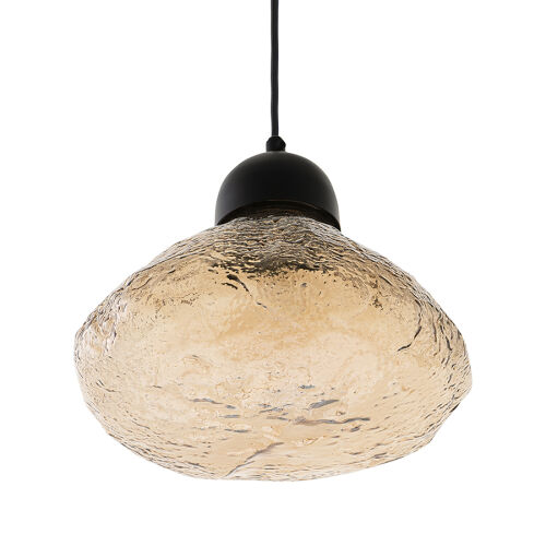 Светильник подвесной frozen light, D25 см, янтарный 6