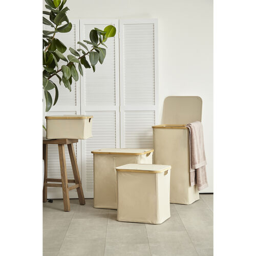 Корзина для белья neat tall, 41х35х74 см, молочная 8