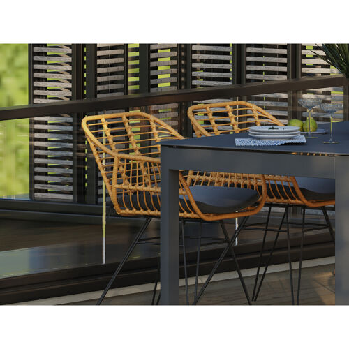 Стул vetle bent, ротанг 20