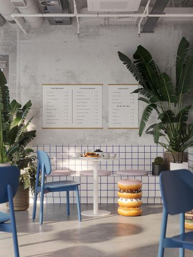 Стул saga, синий 3