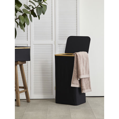 Корзина для белья neat tall, 41х35х74 см, черная 3 Корзина для белья neat tall, 41х35х74 см, черная 3