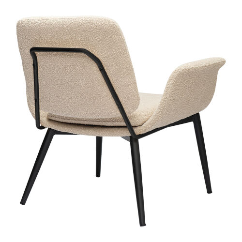 Лаунж-кресло hilde, букле, серо-бежевое 3