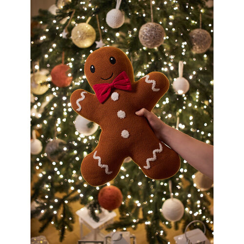 Подушка вязаная classy gingerbread из коллекции new year essenti 2