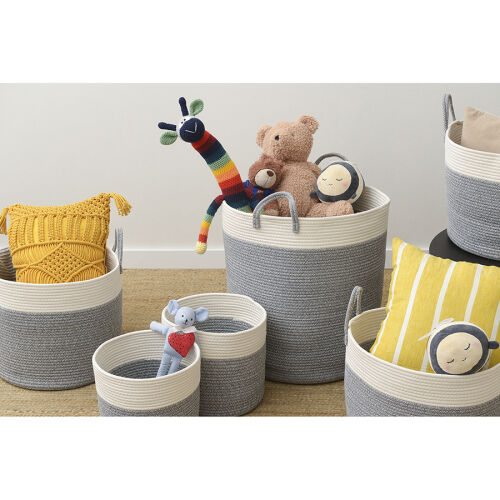 Кашпо gerd, D30х29 см кремовое/светло-серое 3