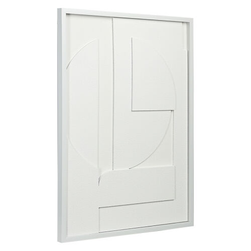 Панно декоративное с эффектом 3d minimalism, с белой рамой, 50х7 5 Панно декоративное с эффектом 3d minimalism, с белой рамой, 50х7 5