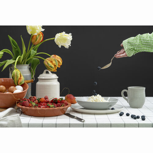 Набор обеденных тарелок in the village, D28 см, белые, 2 шт. 7