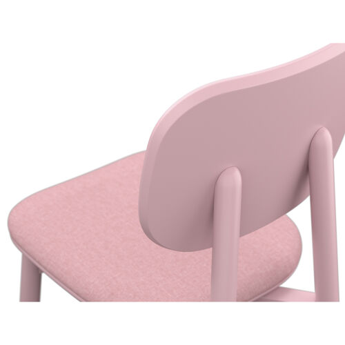 Стул saga, рогожка, розовый 6