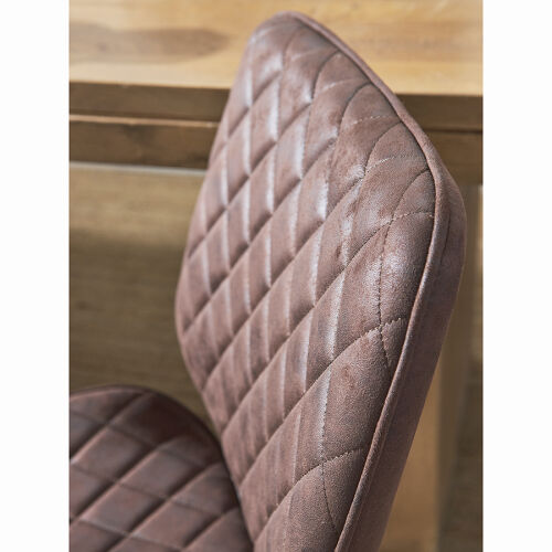 Стул maril, экокожа, темно-коричневый 6