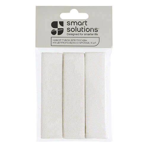 Набор губок для посуды из целлюлозы eco sponge, 3 шт. 7