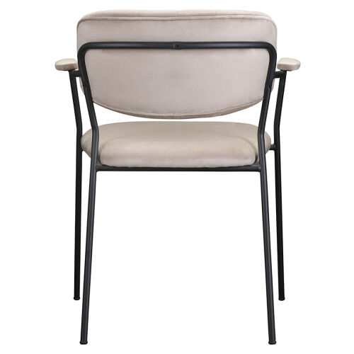 Стул eirill, велюр, серо-бежевый 4