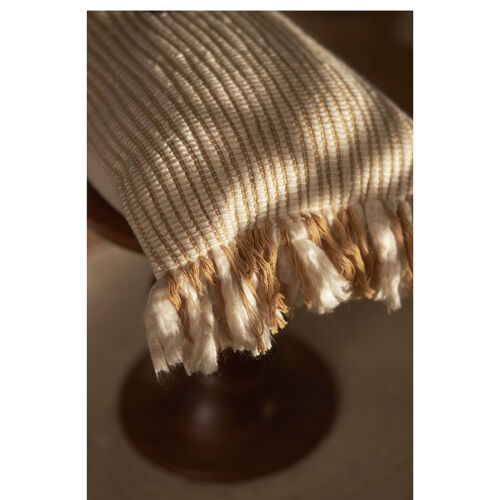 Чехол на подушку горчичного цвета clouds из коллекции ethnic, 35 3