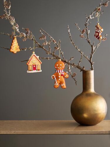 Набор ёлочных украшений ginger celebration из коллекции new year 4