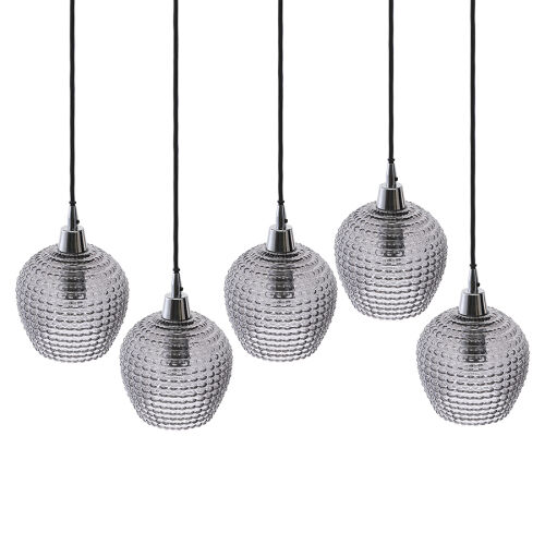 Светильник подвесной каскадный aurora, 110х18 см, серый 3