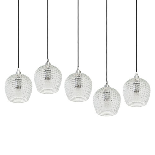 Светильник подвесной каскадный aurora, 110х18 см, прозрачный 4